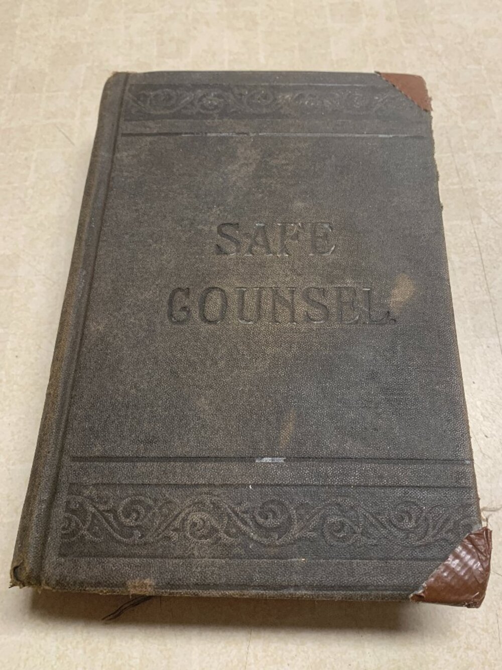 Antique SAFE COUNSEL Book Searchlights Light on Dark Corners 1894 Sex Science